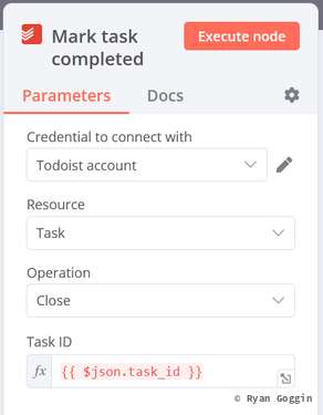 In todoist close task