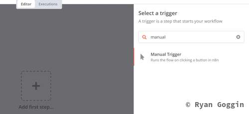 Manual Trigger